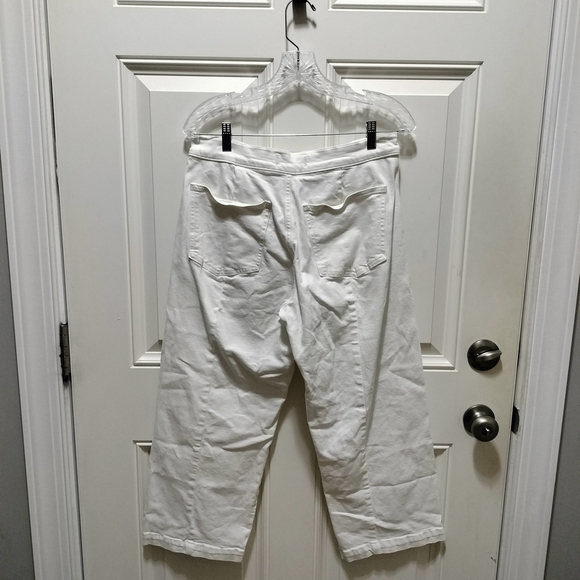 Madewell White Wide-Leg Pants - Picture 2 of 4